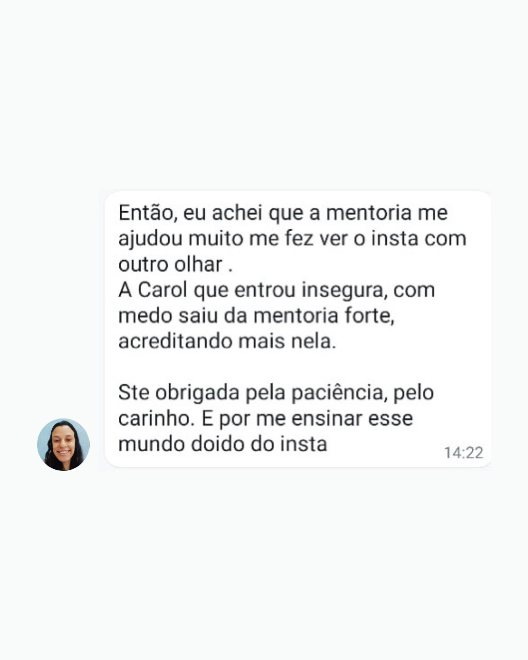 Depoimento Carol