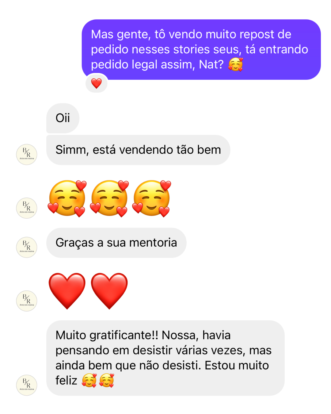 Depoimento Resina