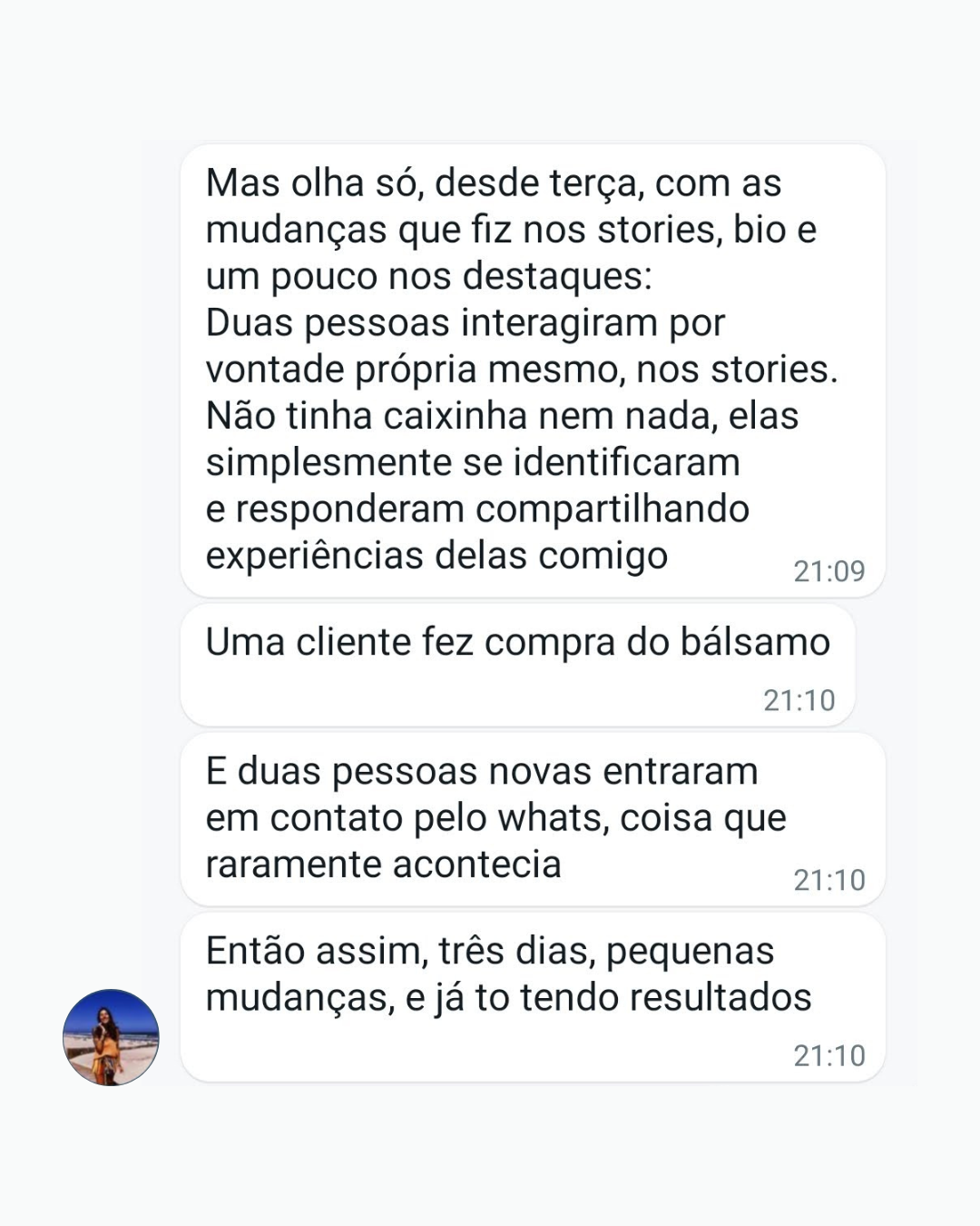 Depoimento Sarah